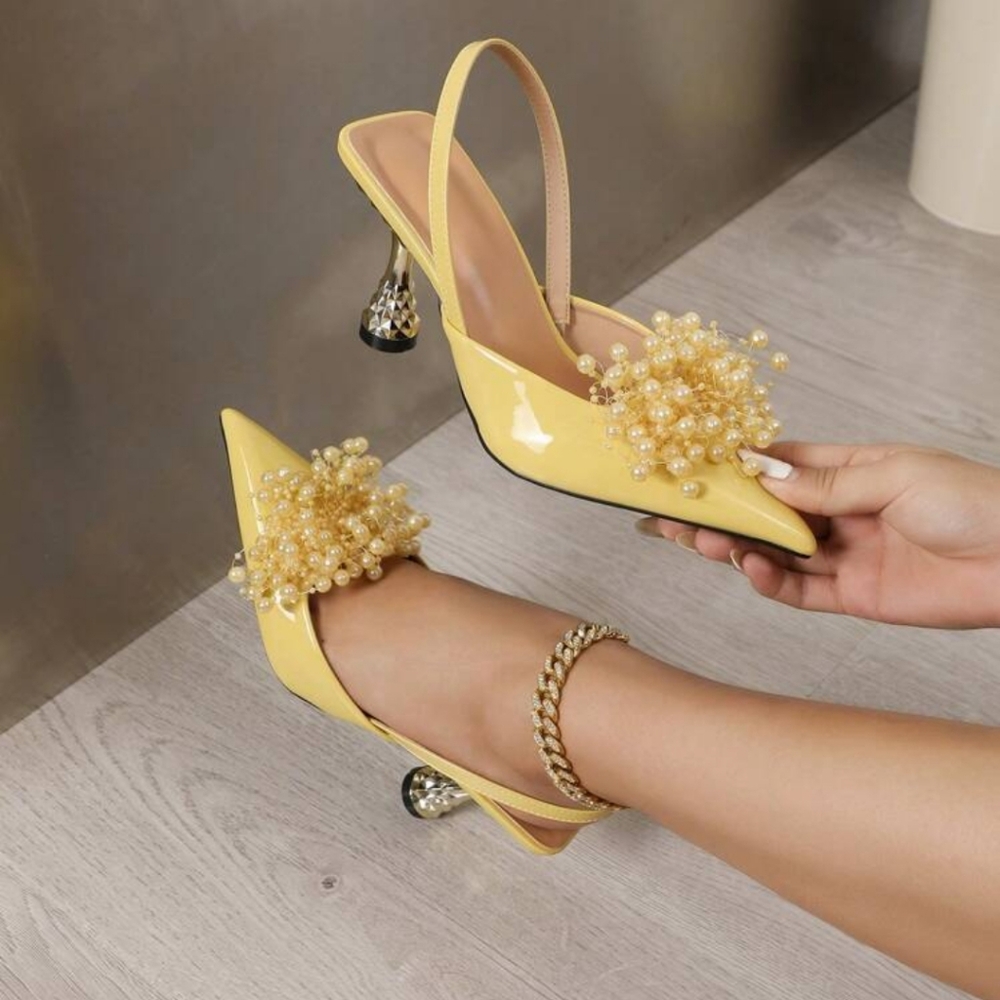 Yellow shoes